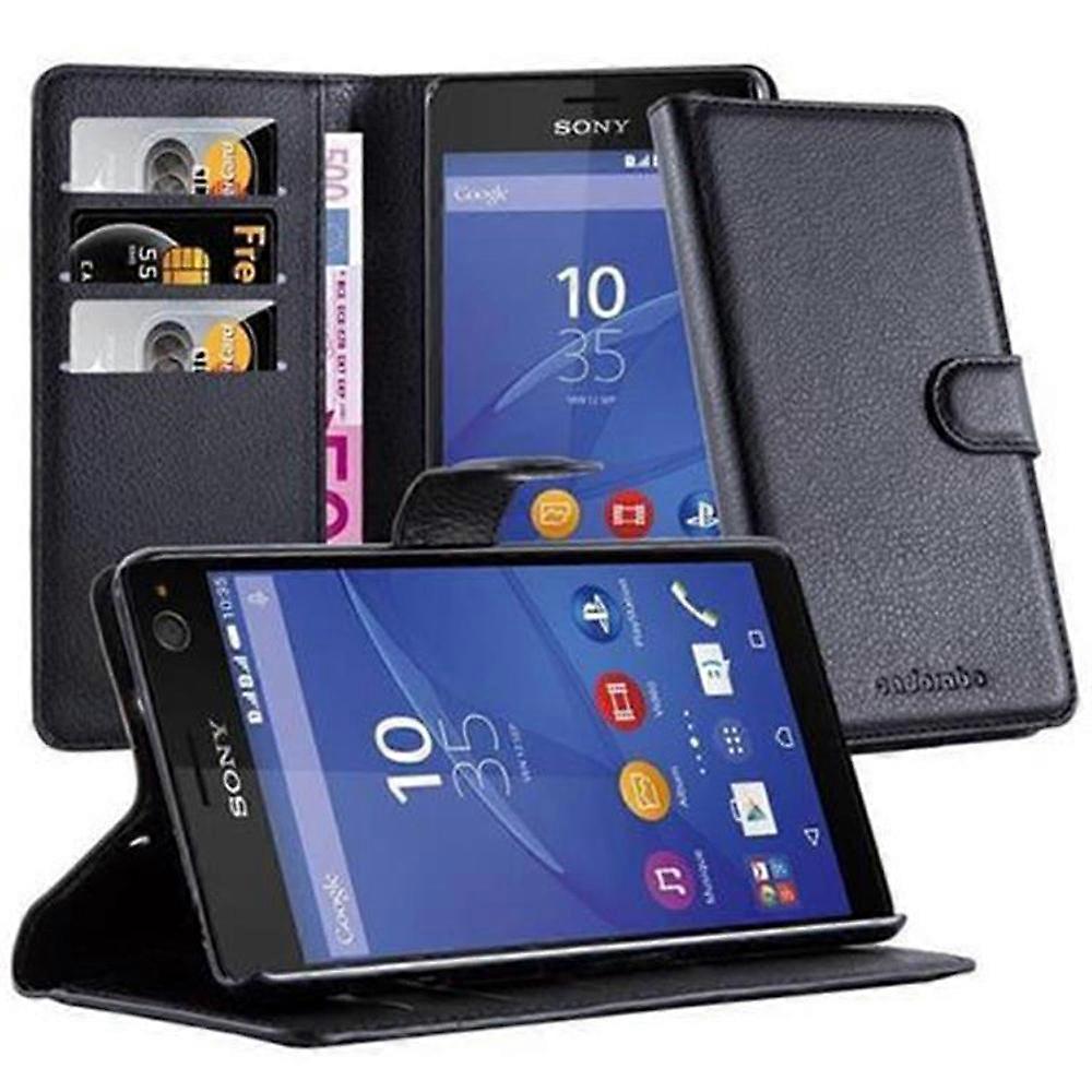 Sony Xperia C4 Case - Protective Case with Card Slots and Stand Function