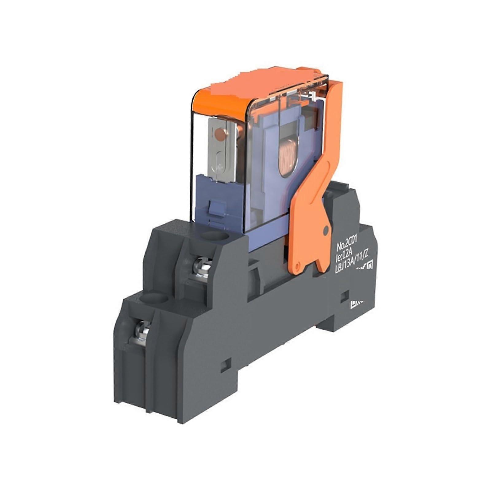 Relay J13A 12V 24V DC 220V AC 5 Pin 8 Pin Current Overload Protection Narrow Design