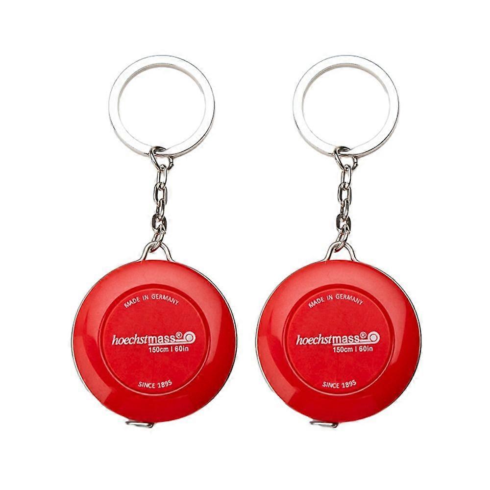 2 pi��ces 150cm 60 pouces tailleur Mini centim��tres pouces rouleau ruban �� mesurer outil mesure r��gle porte-cl��s ruban �� mesurer