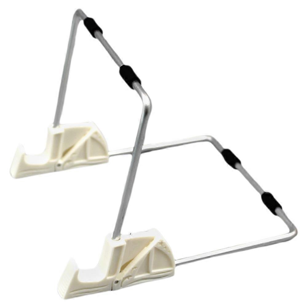 Portable Tablet Holder Adjustable Desktop Stand Foldable 5Pcs Silver Set