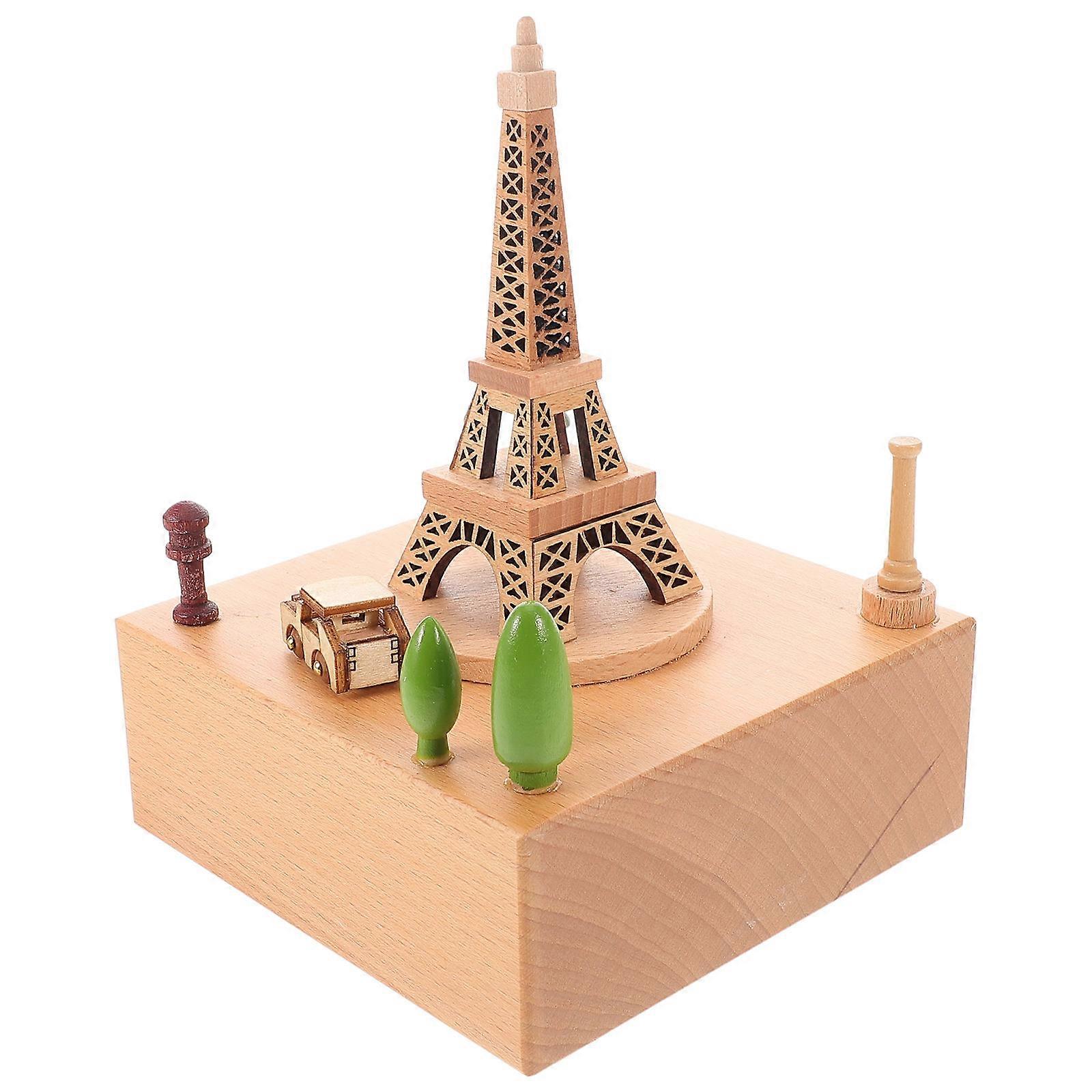 Wood Music Boxes Wood Music Box with Mechanical Clockwork