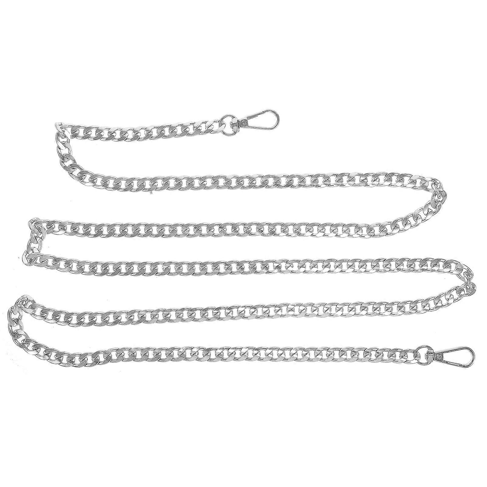 Shoulder Bag Chain Strap Featuring Flat Design Suitable For Tall People In Silver 1Pcs