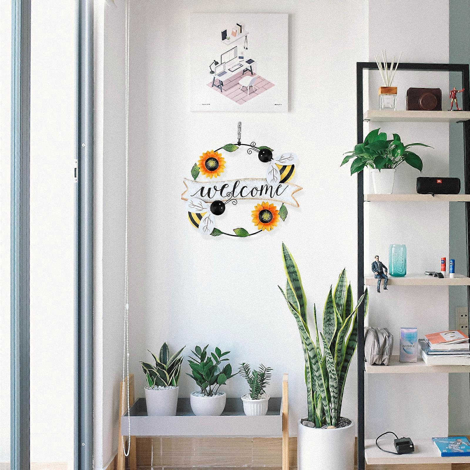 Rustic Metal Insect Wall Hanging Ornament for Decoration