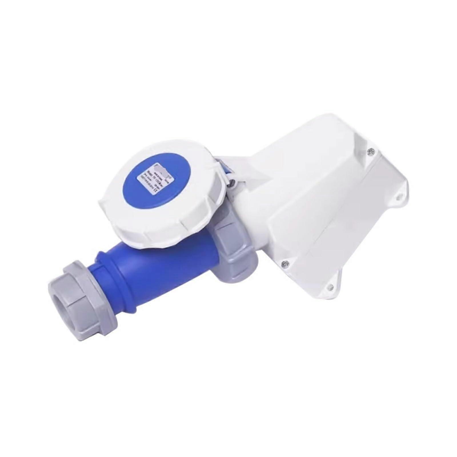 IP67 Waterproof ExplosionProof 16A ThreePhase Industrial Plug Socket Surface Mount 3Core