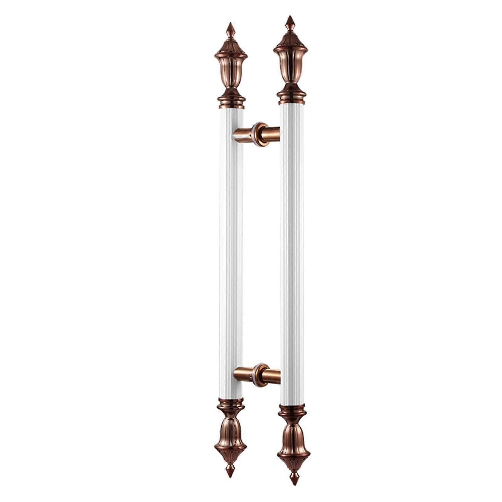 Sliding Barn Door Handle Heavy Duty PushPull Grip Rust Resistant Aluminum 100cm Red Bronze