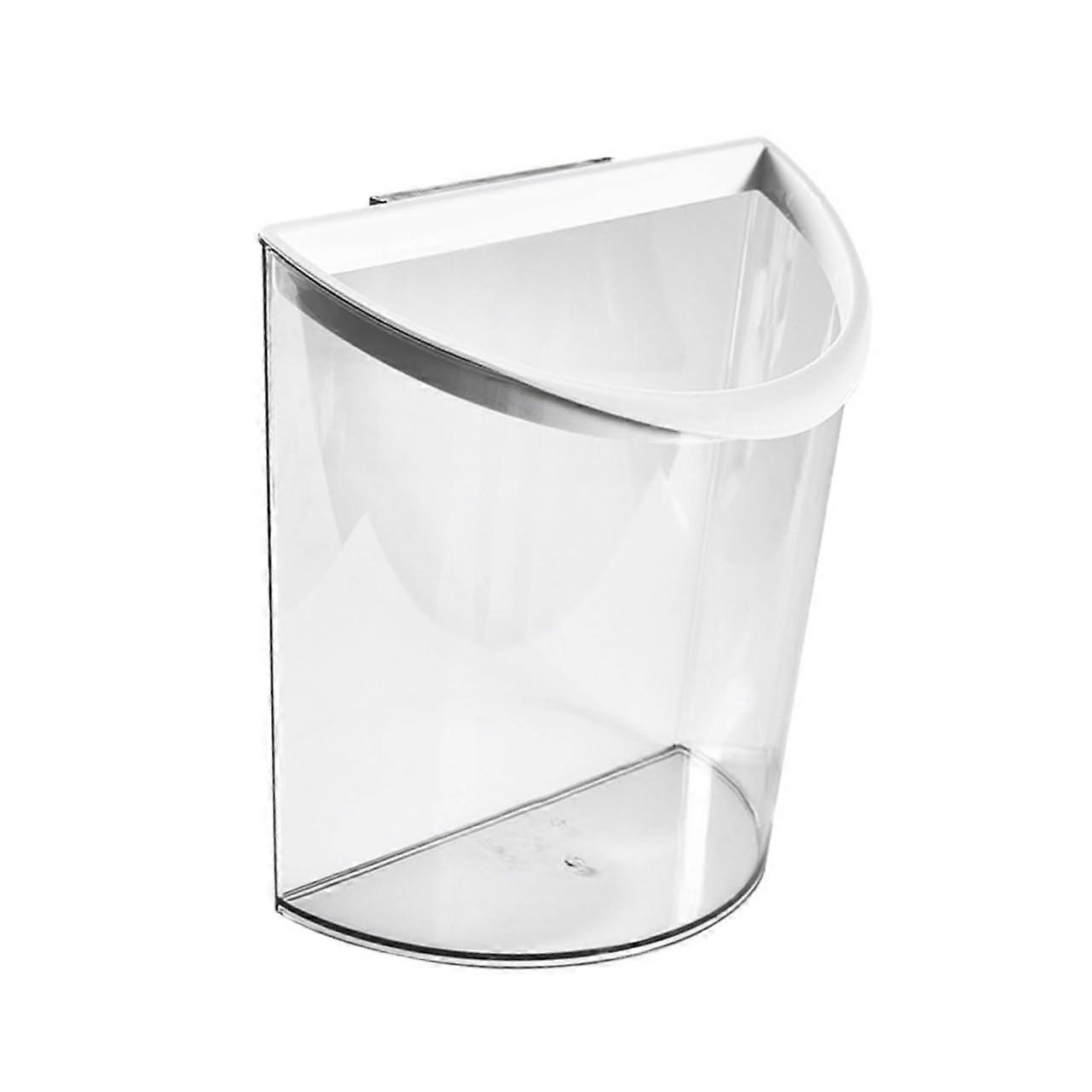 Kitchen Trash Can with SpaceSaving Hanging Design for Cabinet Door, Durable PET, Easy Clean