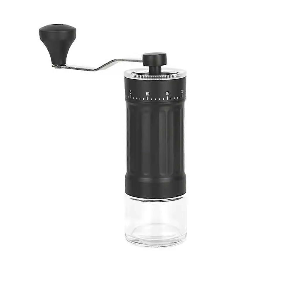 Mini Manual Coffee Grinder with 40 Adjustable Settings, 30g Capacity, Easy Crank for Travel Camping