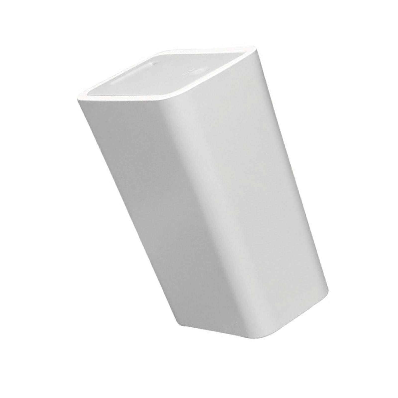 Large Grey Push  Trash Can with Sealed Lid Odor Control for Home and Office Use