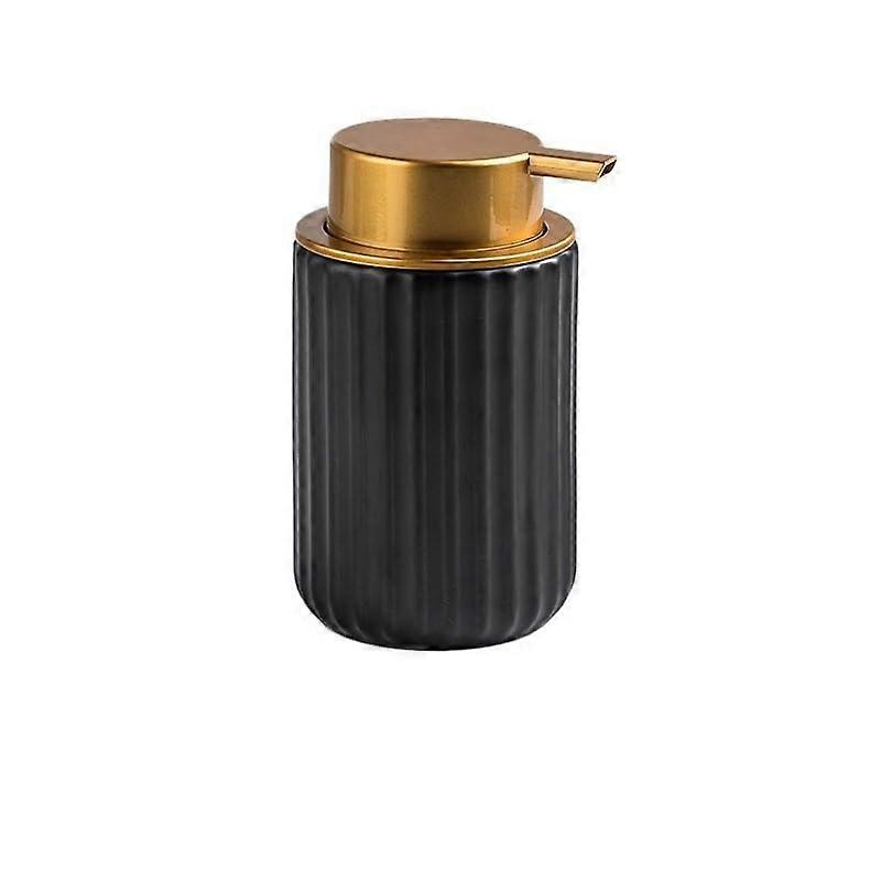 320ml Ceramic Foaming Soap Dispenser with Ergonomic Oval Grip for Kitchen and Bathroom