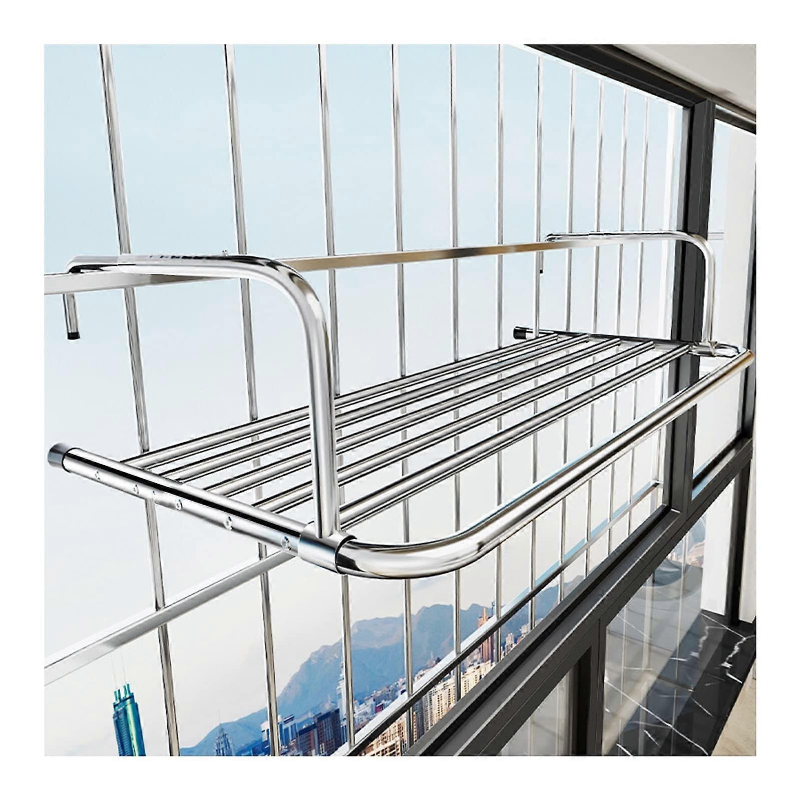 Folding Clothes Drying Rack for Balcony Windowsill Radiator, Stainless Steel 40cm SpaceSaving