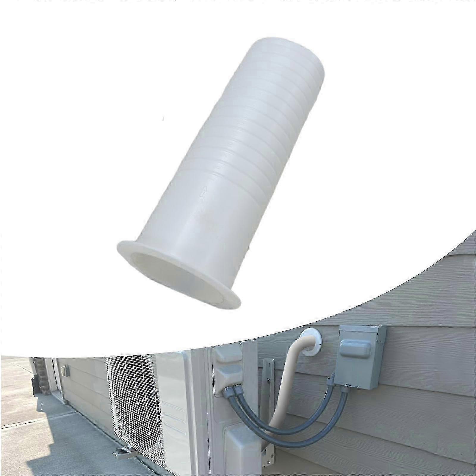Air Conditioner Wall Sleeve, 7.5cm/3in Outer Diameter Duct Pipe for AC Installation