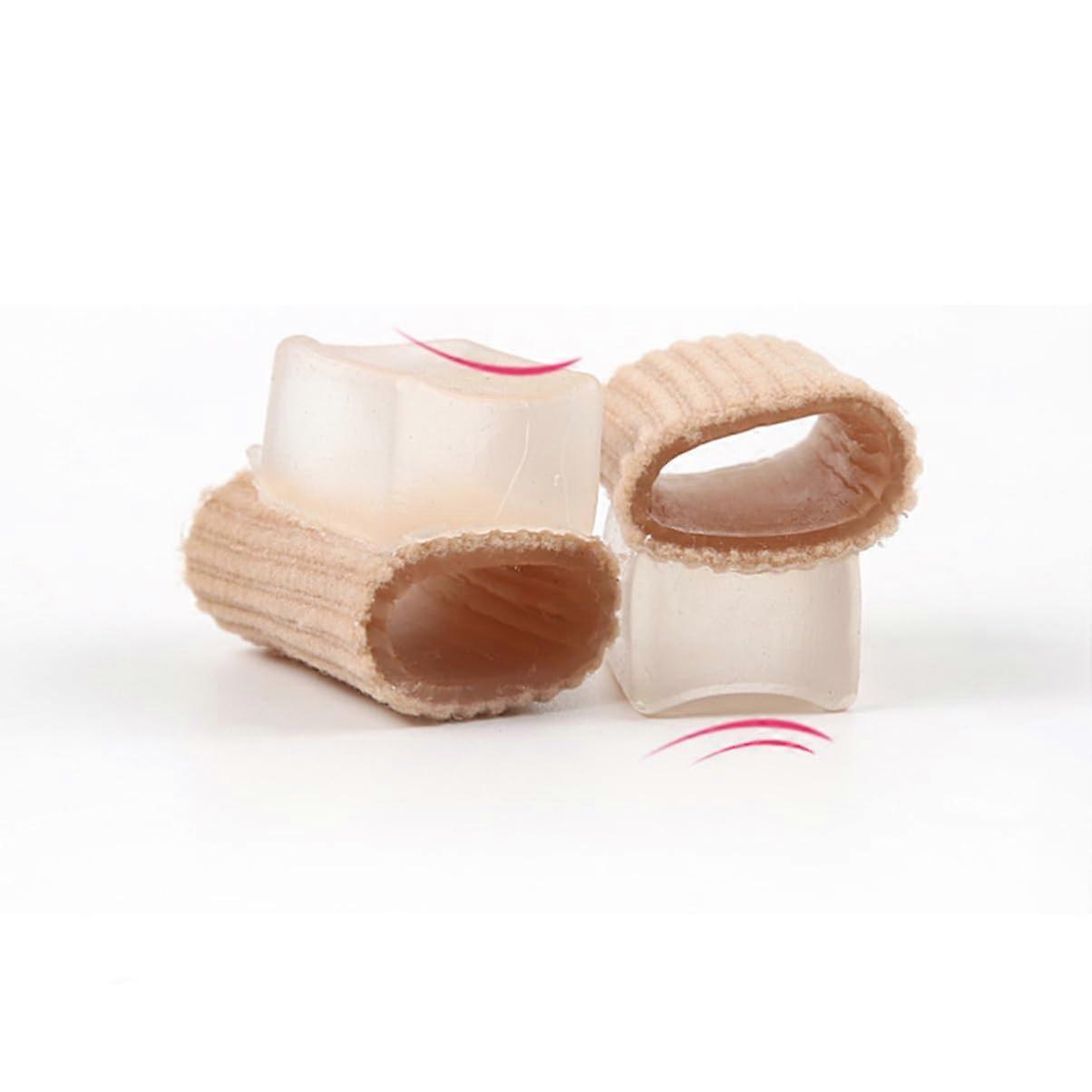 Toe Separators for Overlapping Toes Silicone Toe Spacers Women Pinky Protector Elastic Fit
