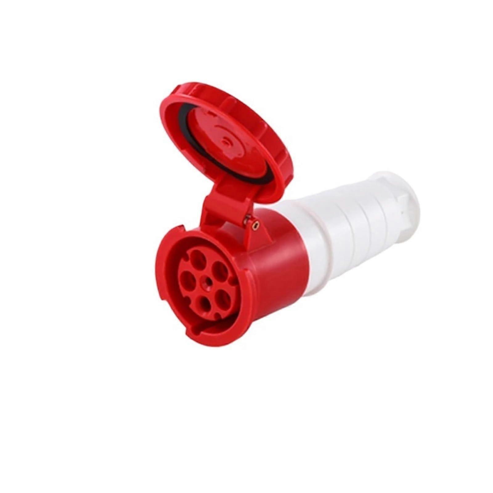 Industrial Waterproof Plug IP67 125A 5 Pin 380V 415V Wall Mounted Dustproof Power Socket