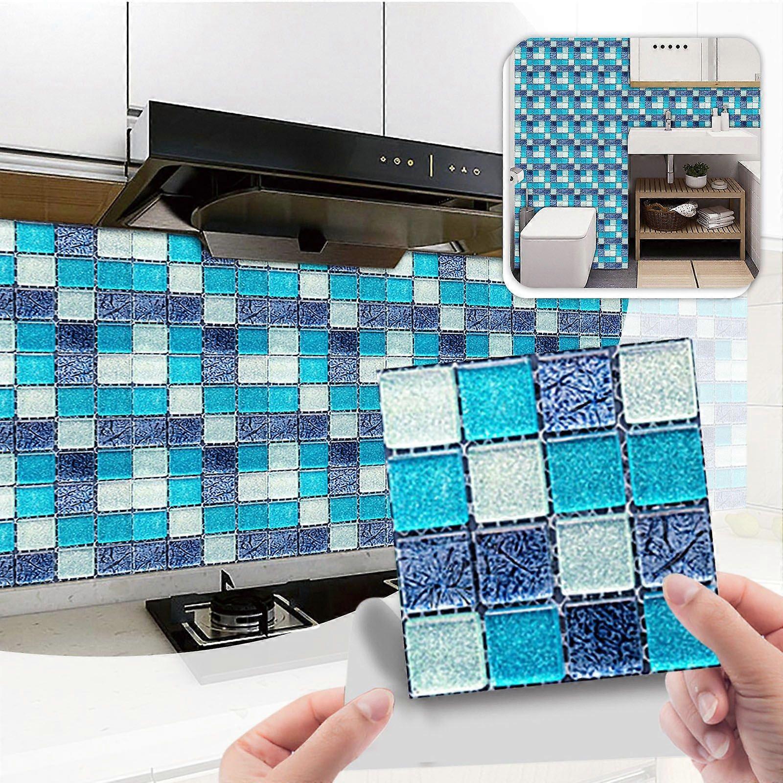 Home Decor Mosaics Creative 3D Tile Stickers Simulation Decoration  Floor Plane