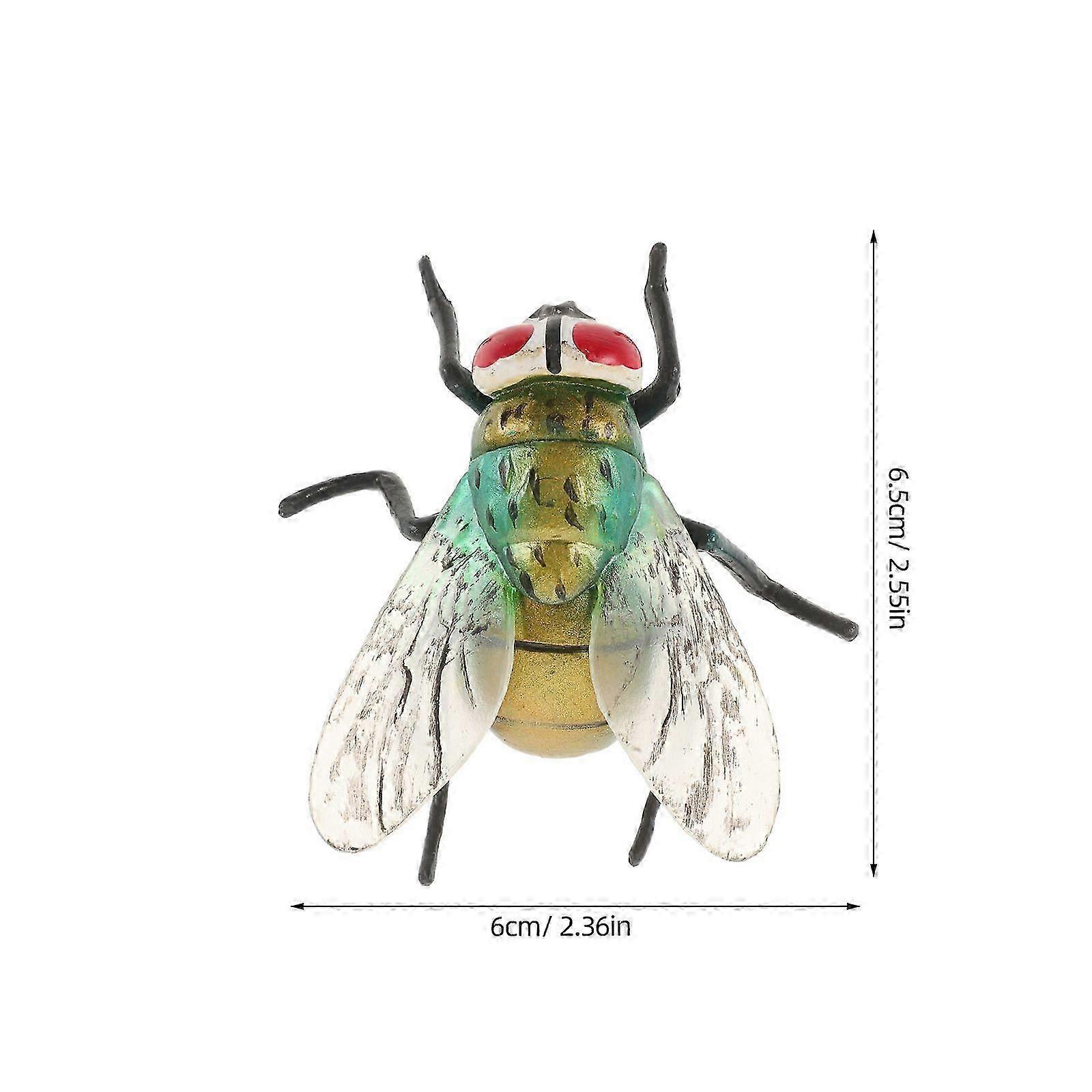 Realistic Plastic Fly Prank Toy for Party Jokes