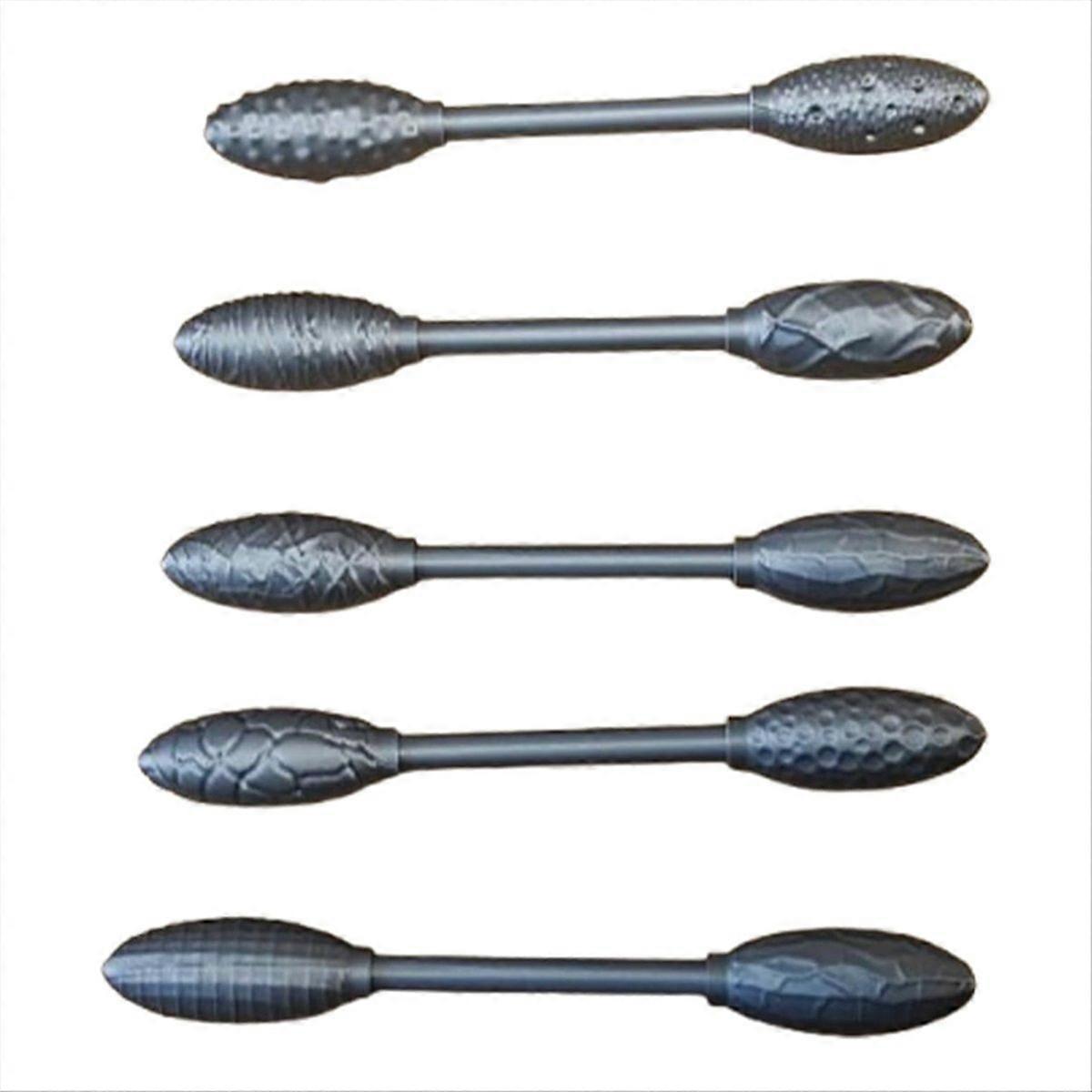 Art Project Texture Tool Set, 5 Piece Oval Pattern Roller Kit, 5PCS