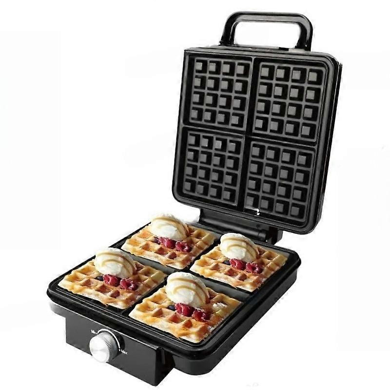 Household Breakfast Machine Waffle Machine Automatic Mini Double Sided Heated Electric Cake Pan Light Food Machine