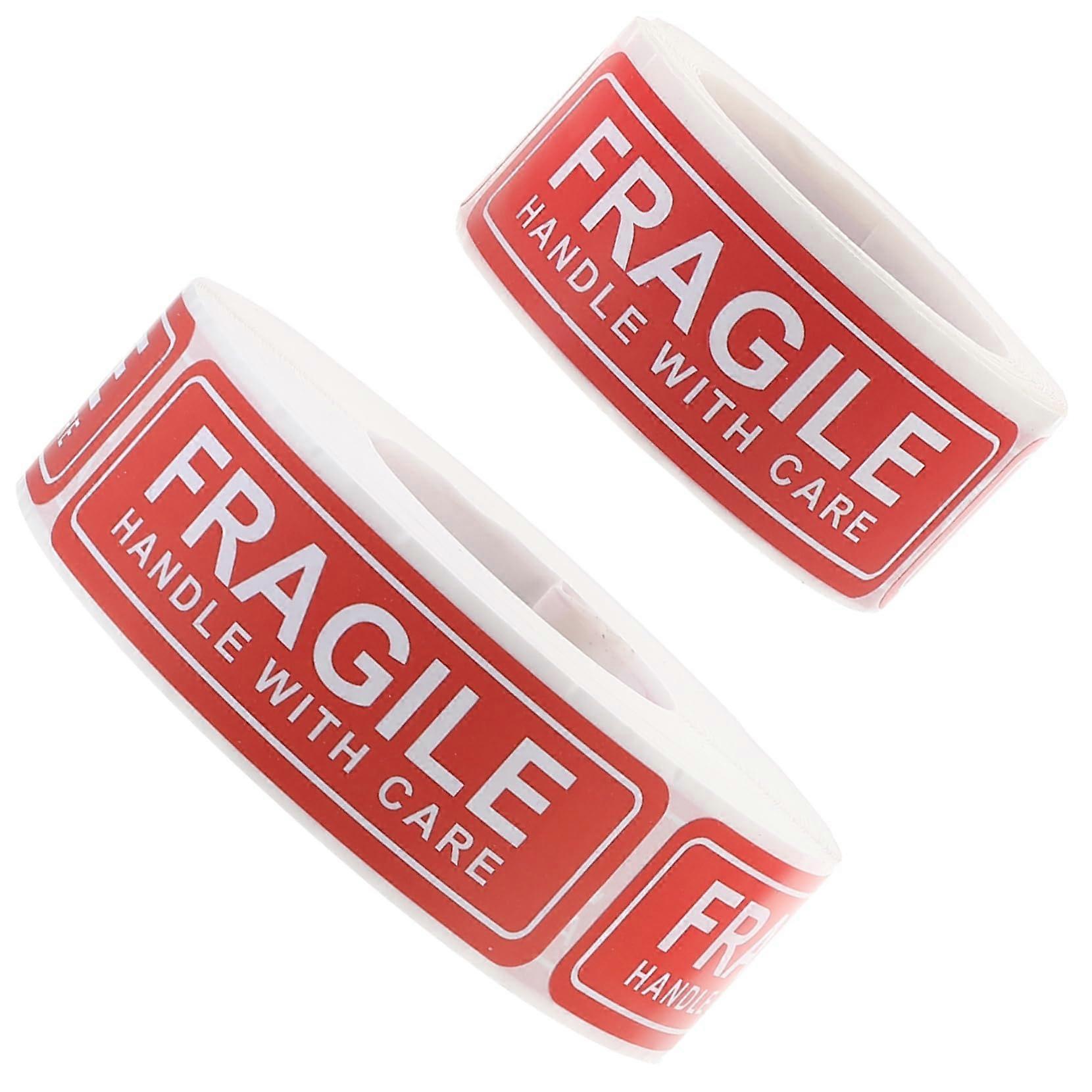 Fragile Packing Stickers Roll, Self Adhesive Warning Labels for , Strong and Clear