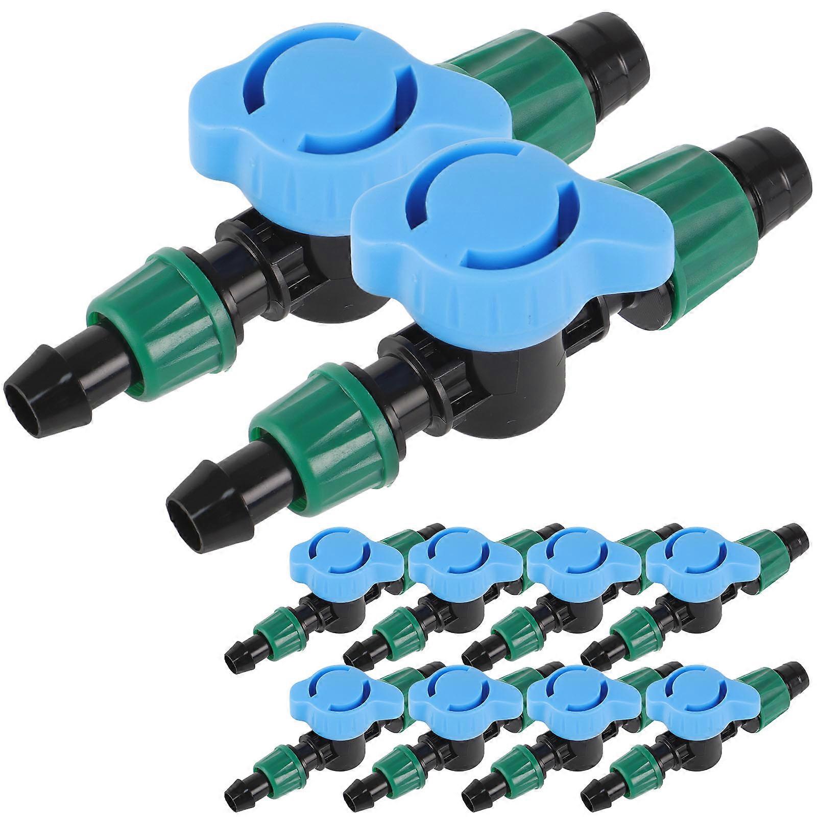 Irrigation Valve with Double Lock Cap for Water Control 10Pcs Pack