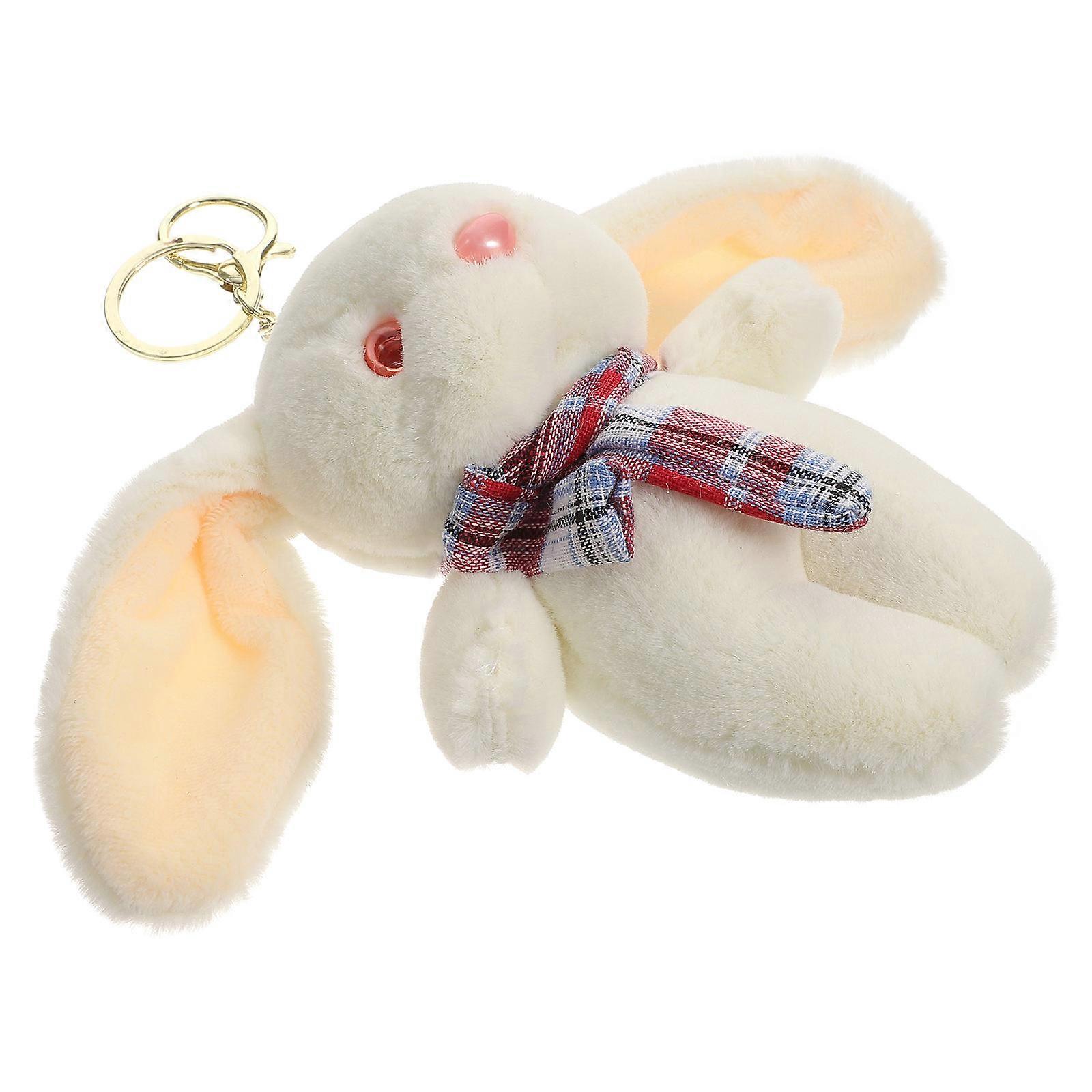 Creative Plush Rabbit Pendant Hanging Keychain for Decoration