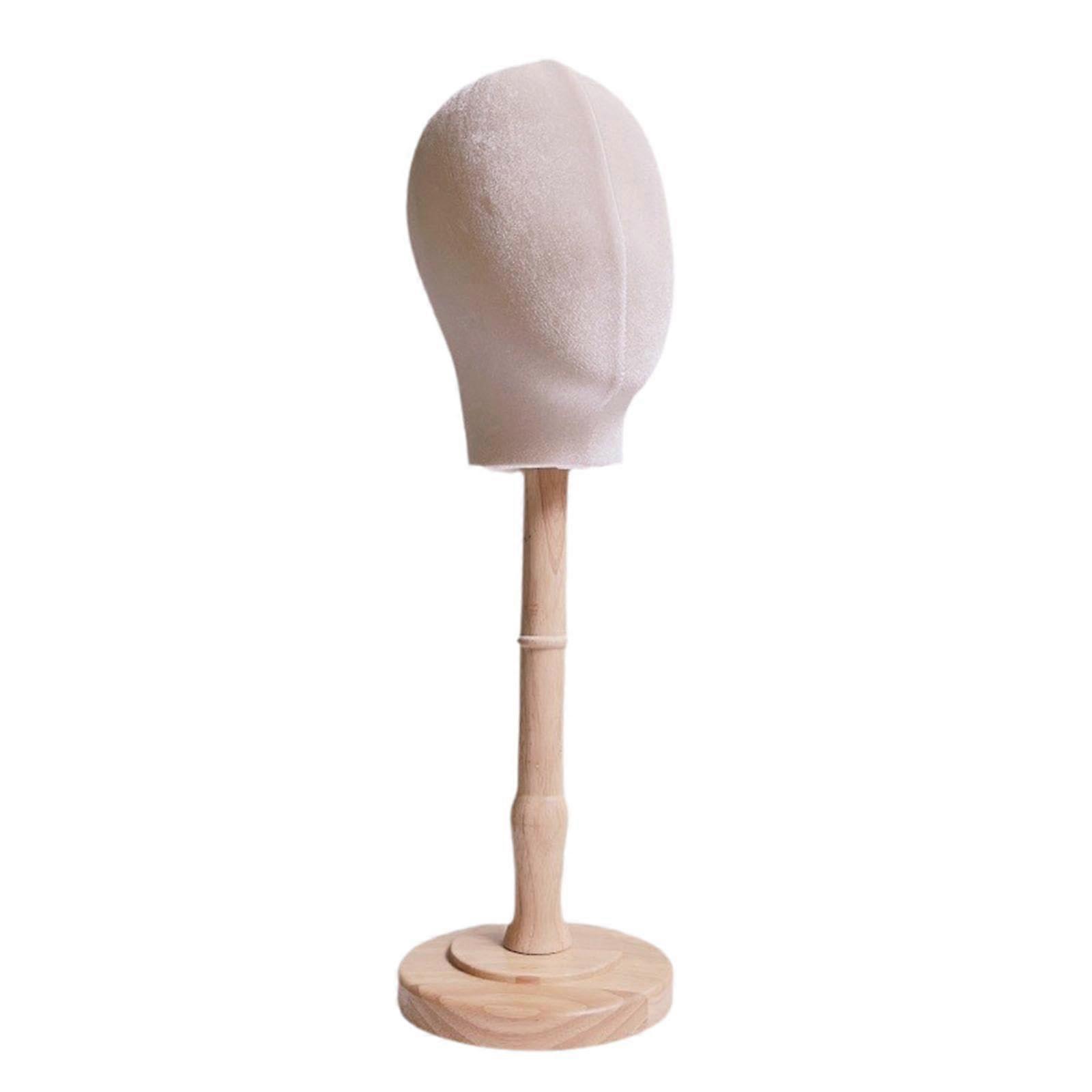 Higher Base Wig Stand for Display with Durable Stable Base, Hat Display Stand for Retail Styling