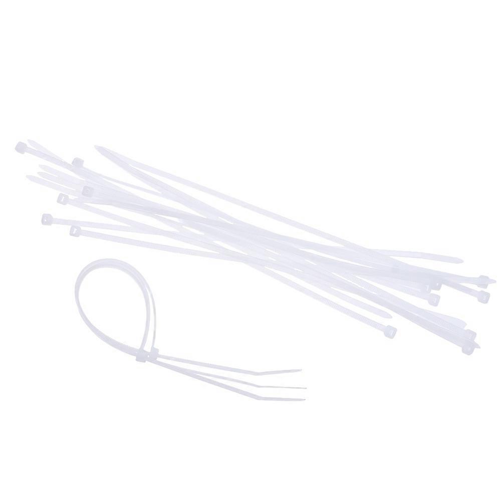 Nylon Cable Tie Self-Locking Fixing Ring Cable Tie 1000Pcs White Plastic