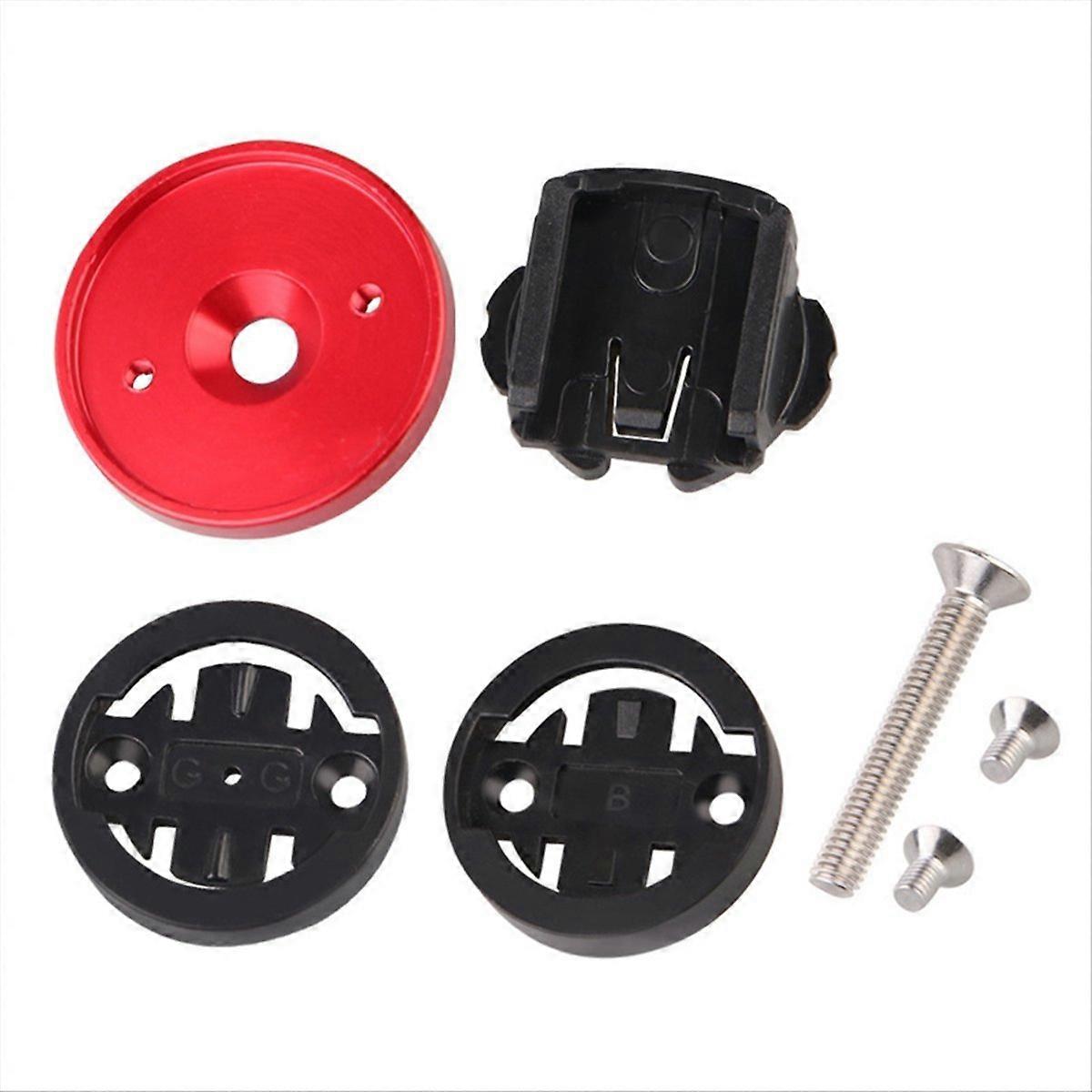 बाइक स्टेम टॉप कैप माउंट होल्डर स्टॉपवॉच कनवर्टर लाल रंग के लिए