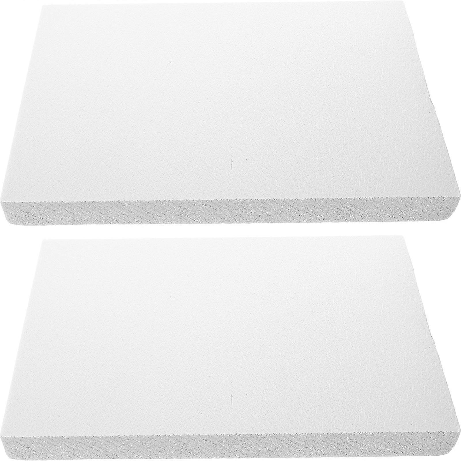 Foam Board Scene Model for Crafting 2Pcs White Foam Sheets DIY Material