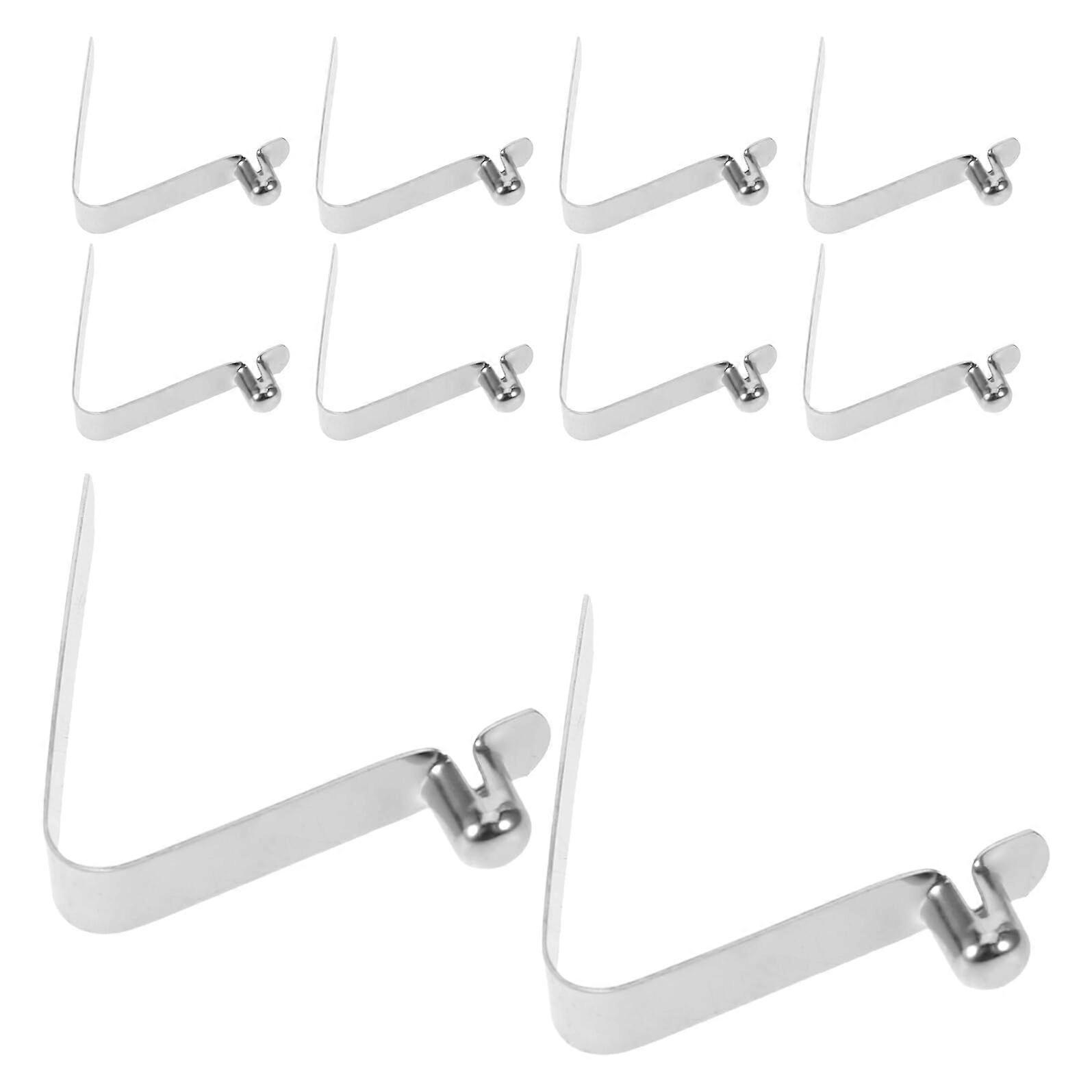 12pcs Tent Pole Spring Clips Push Button Snap Buckles for Kayak Paddle Quick Locking Outdoor Use