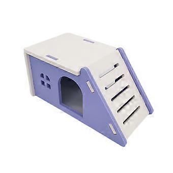Hamster House Italic Design Ademend Levend Villa Cavia Egel Hideout Hut Huisdier Benodigdheden