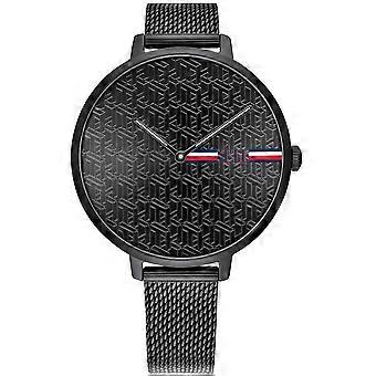 Tommy Hilfiger Svart Rostfritt Stål 1782160 Damklocka