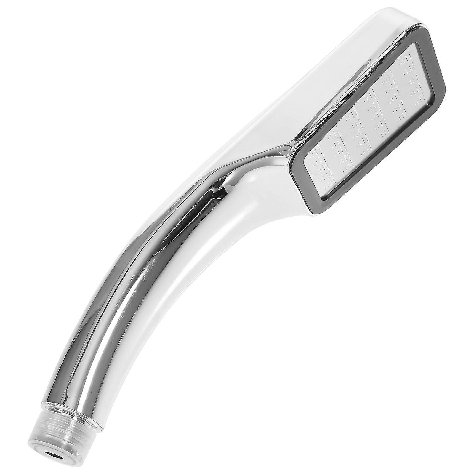 Silver Pressurized Shower Head Handheld for Water Saving