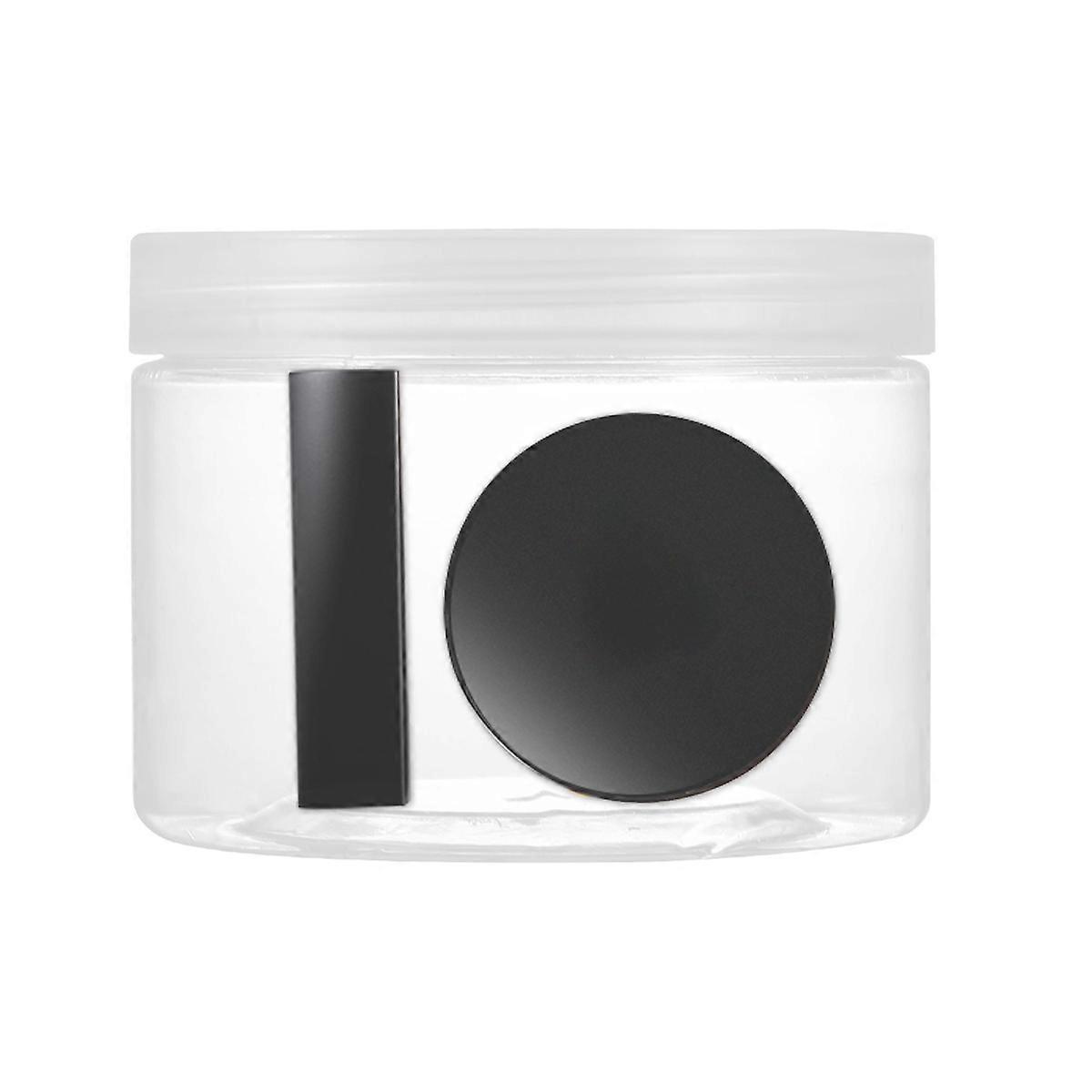 Cosmetics Jars Plastic Containers for Storage Use 8Pcs Transparent Makeup Pot Set
