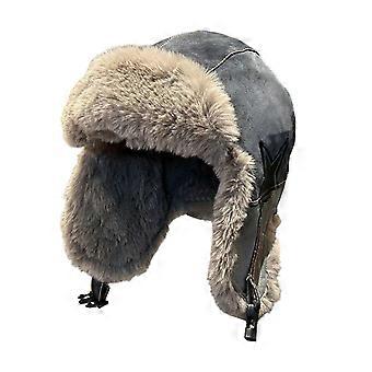 Lei Feng-muts met verstelbare pluche voering, rondom thermische barrière, oorbescherming, winddichte en waterafstotende wintermuts Jikaixiang