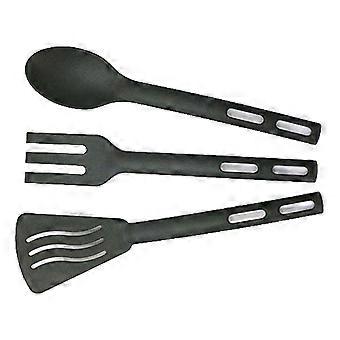 Outdoor Portable Tableware Hanging Hole Spades Spoons Forks for 12Sets