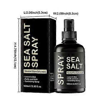 2025 Based Sea Salt Spray für Männer, Natural Finish Sea Salt Spray für das Haar, Volumenbildung & Texturierung, leichtes und nicht fettendes Haarstyling-Spray für Männer Valenti