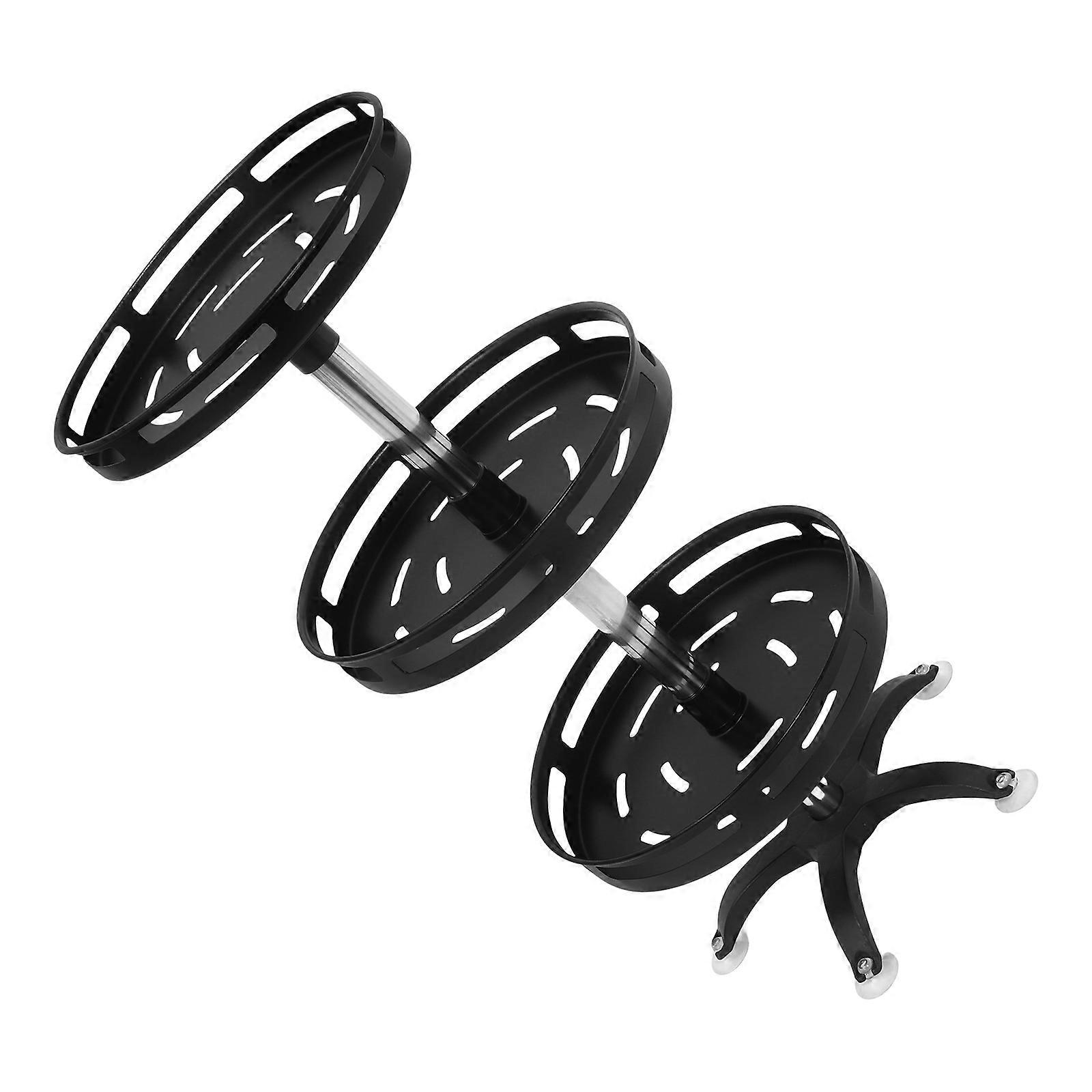 Countertop Rotatable Spice Stand Condiment Storage Iron Circular 1Set