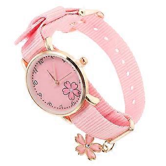 All-match Girls Watch Detachable Canvas Band For Kids Timekeeping 1Set