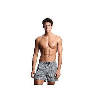 Maillot de bain Emporio Armani Mixed Pattern GA Homme Blanc