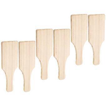 6 Stück DIY Ton Paddel Werkzeuge Holz Manuelle Ton Formplatten Ton Modellierwerkzeuge