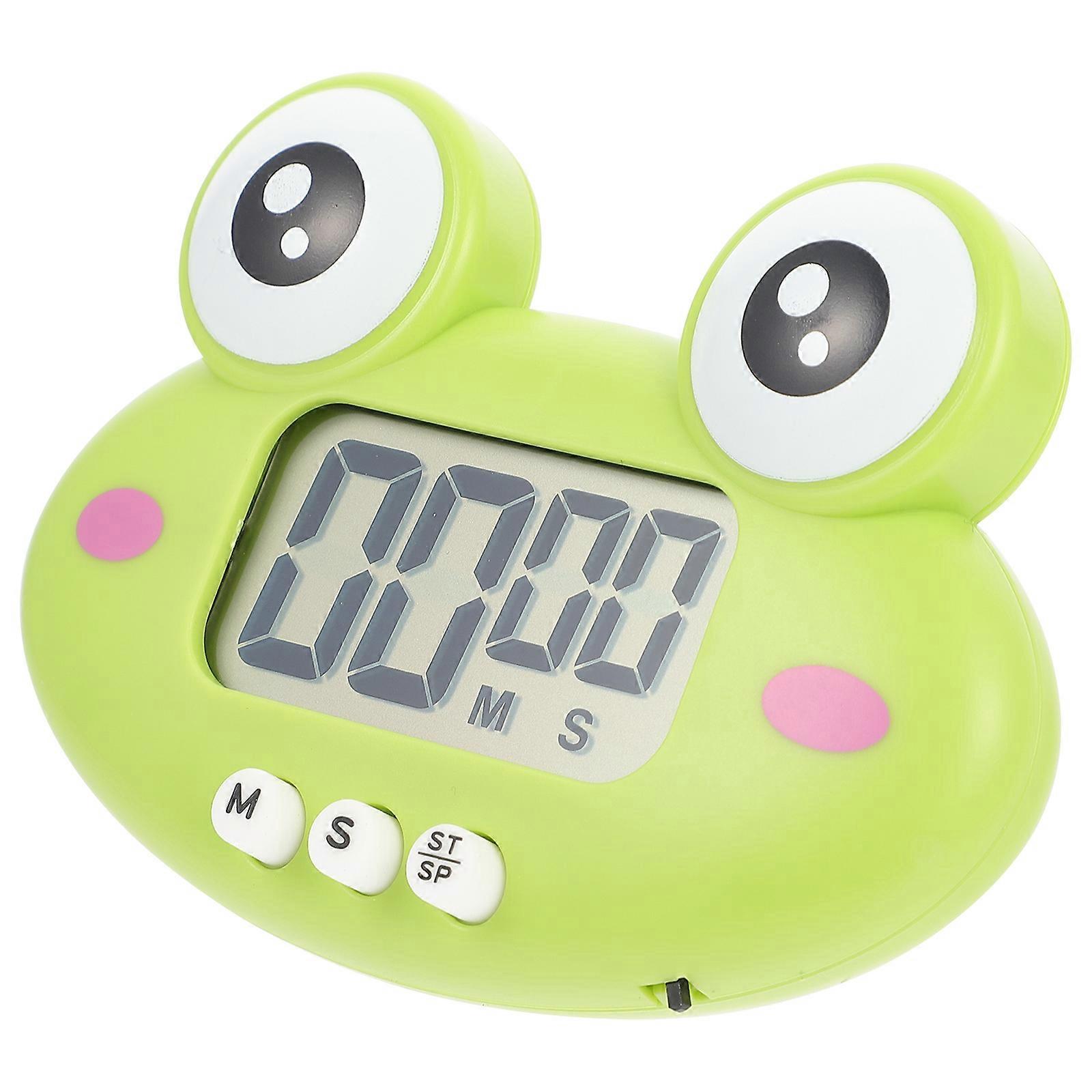1pc Creative Electronic Timer Frogs Shaped Timer Practical Cooking Reminder Timer