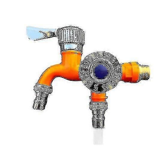 Multi-Function Kitchen Faucet with Dual Outlet and Control