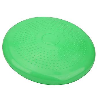 Thickened Yoga Inflatable Cushion Gym Sports Fitness Wobble Massage nces CushionGreen Diameter 34cm