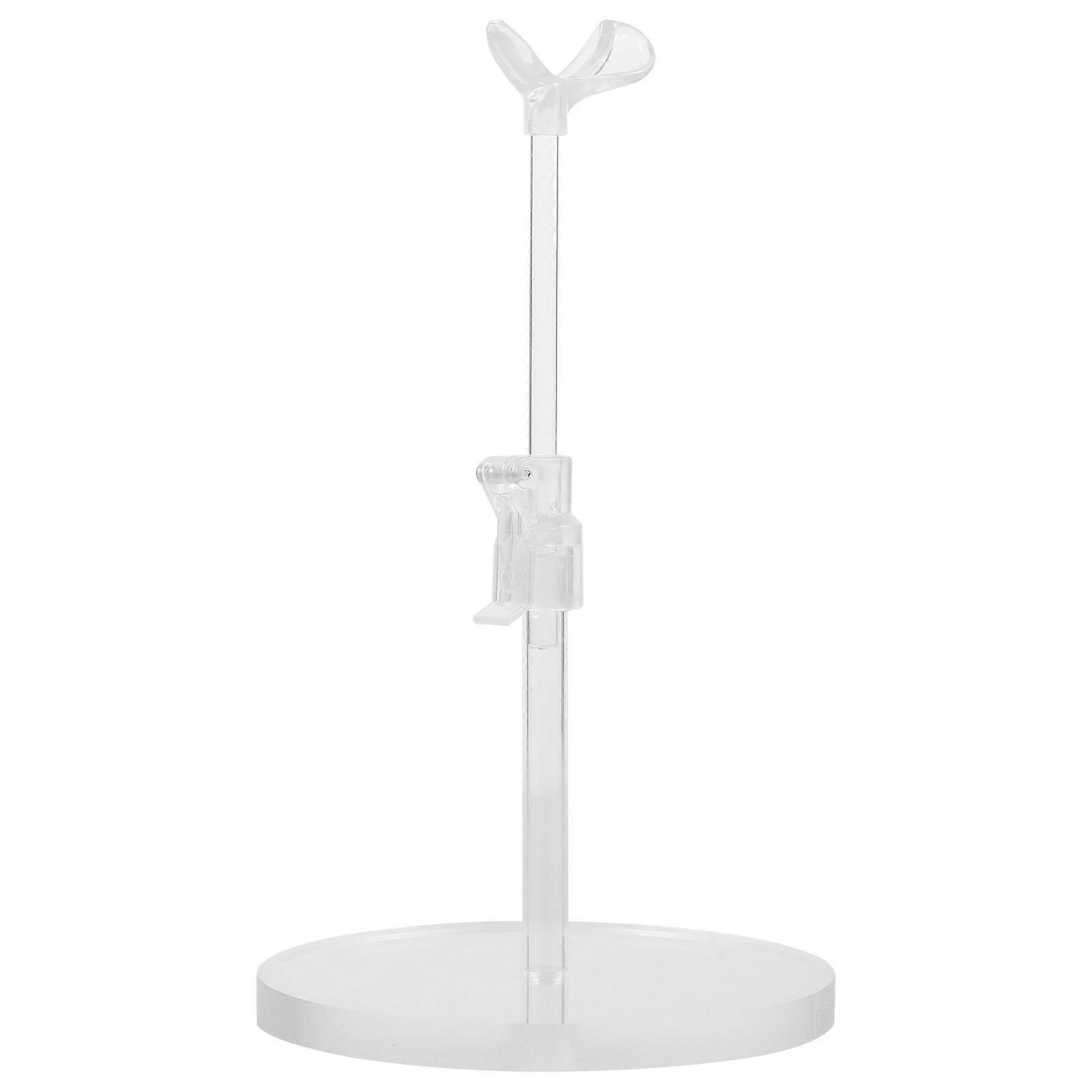 Multi-Use Doll Stand Holder Transparent Acrylic 3Pcs Set