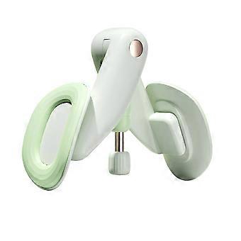 Hydraulic Leg Muscle Trainer Non-Slip Pelvic Floor Muscle Trainer for Leg Butt Training Postpartum Recovery Leg Green