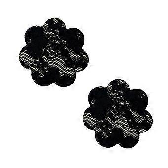 Lace Petal Nipztix Pasties - Nipple Covers for Festivals, Raves, & Lingerie, Medical Grade Adhesive, USA Made