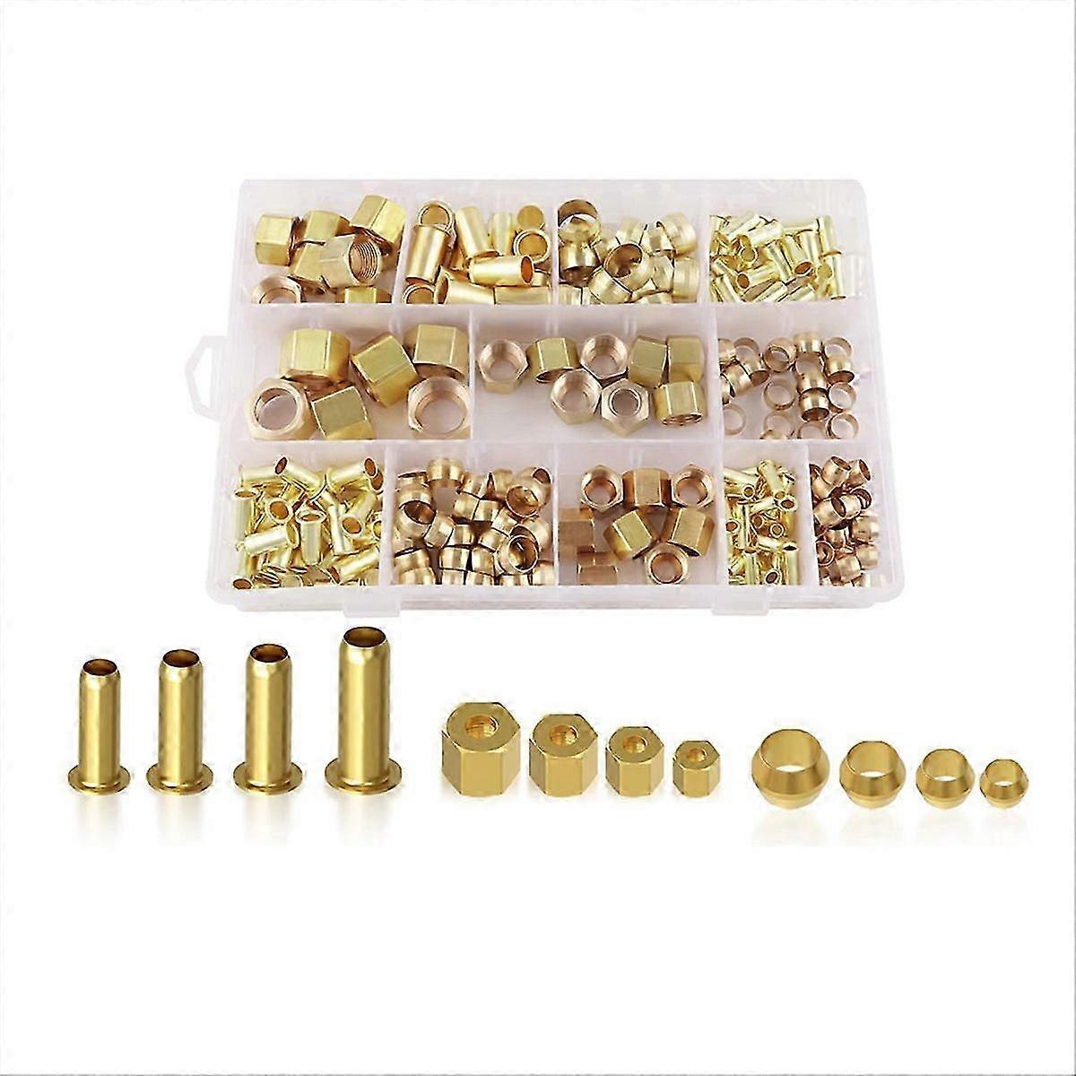 Compatible with 220-piece compression fitting set