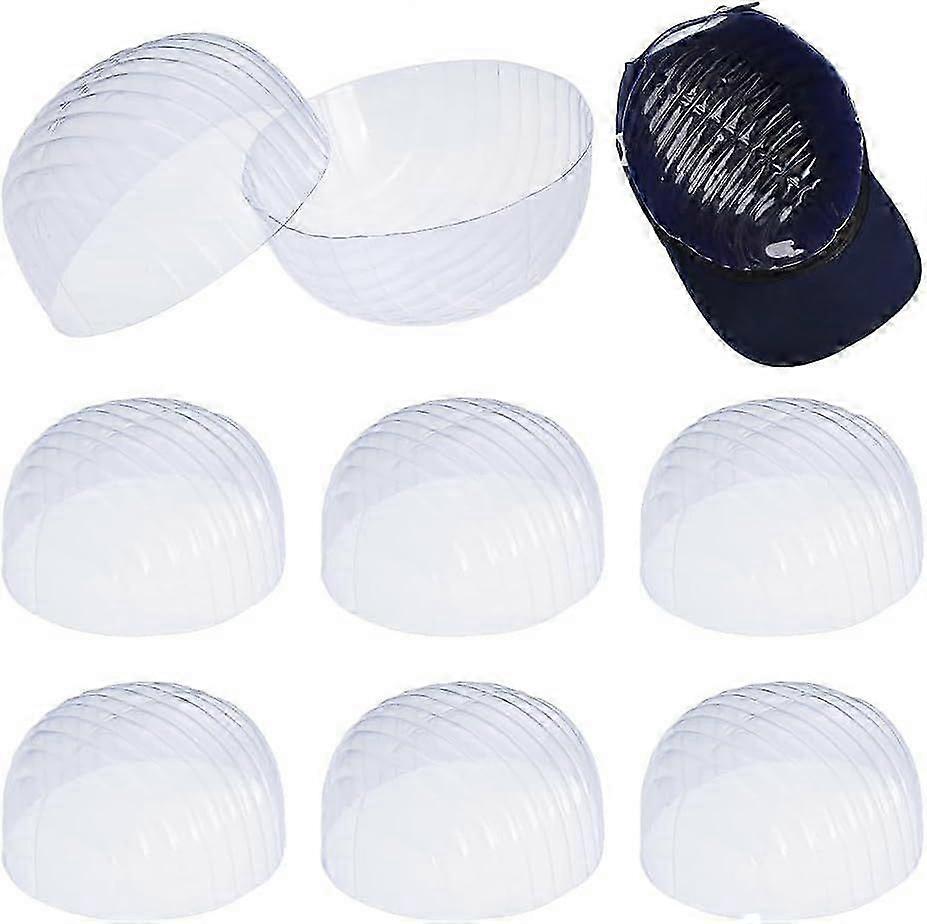 16PCS Clear Plastic Hat Shaper Inserts for Baseball Caps, Portable Cap Holder