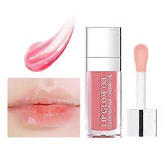 Feuchtigkeitsspendendes Lippenöl und aufpolsternder Lipgloss, nicht klebriges Finish, langanhaltende Feuchtigkeit, 02 Pink