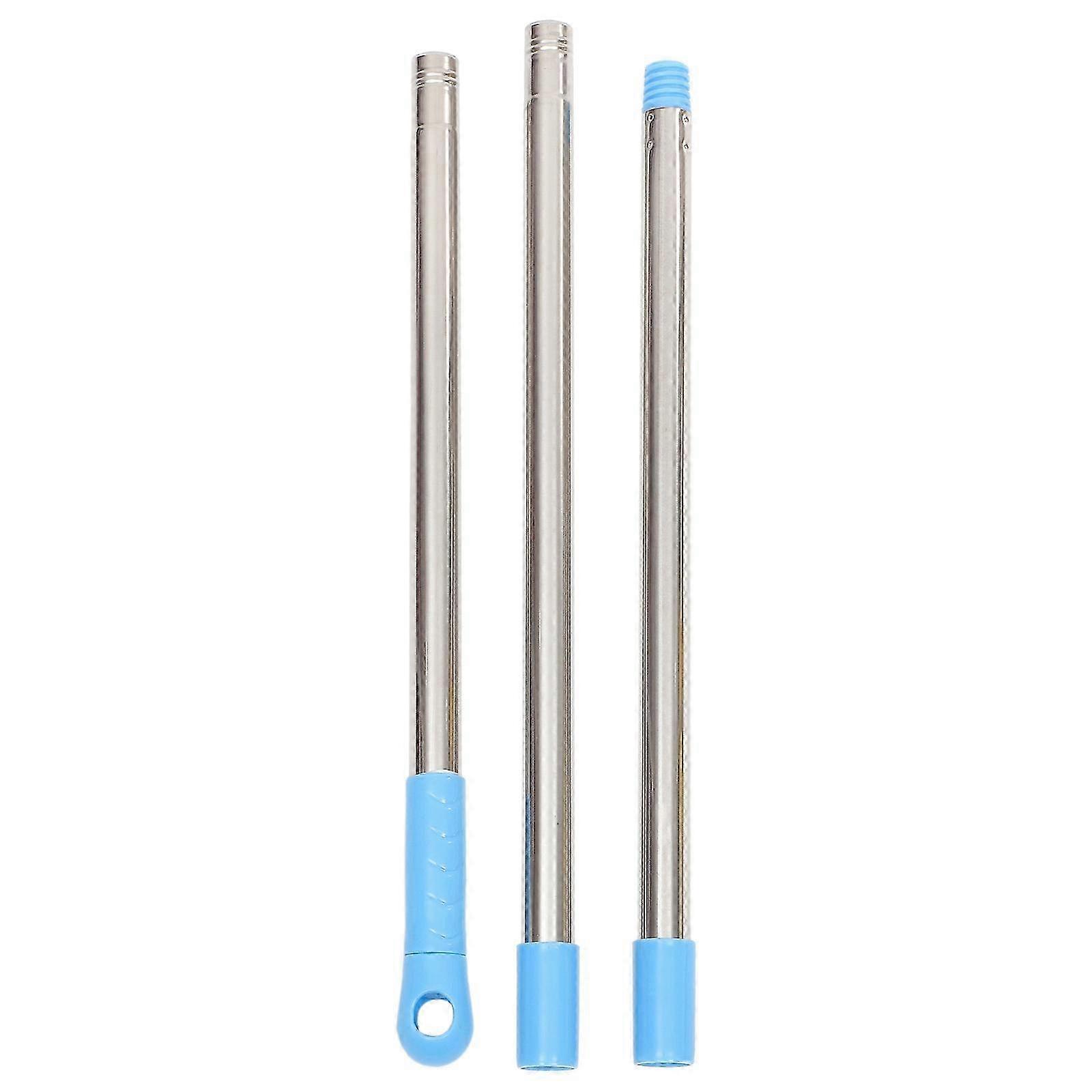 Mop Stick Mop Replacement Pole Floor Mop 3 Section Rod Mop Accessory Mop Head Replacement Stick
